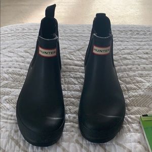 Hunter ankle rain boots